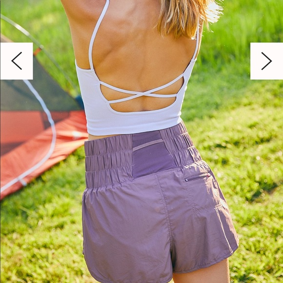 Free People Pants - NWOT! Free People The Way Home Shorts in Color Boysenberry - Size Large